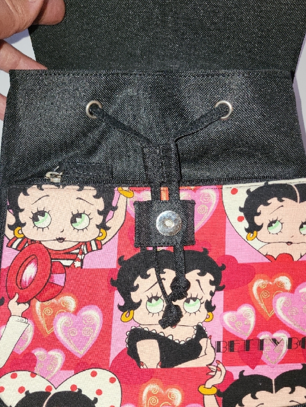 Betty Boop Drawstring Backpack. NWOT. - Picture 6 of 10